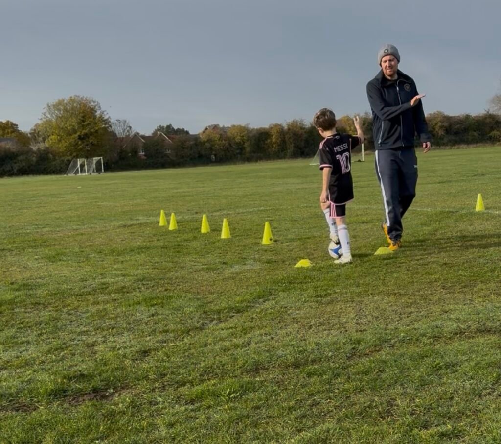 albie high five pass and move coach