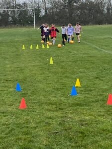 girls pass and move session