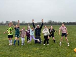 group session girls with pass and move