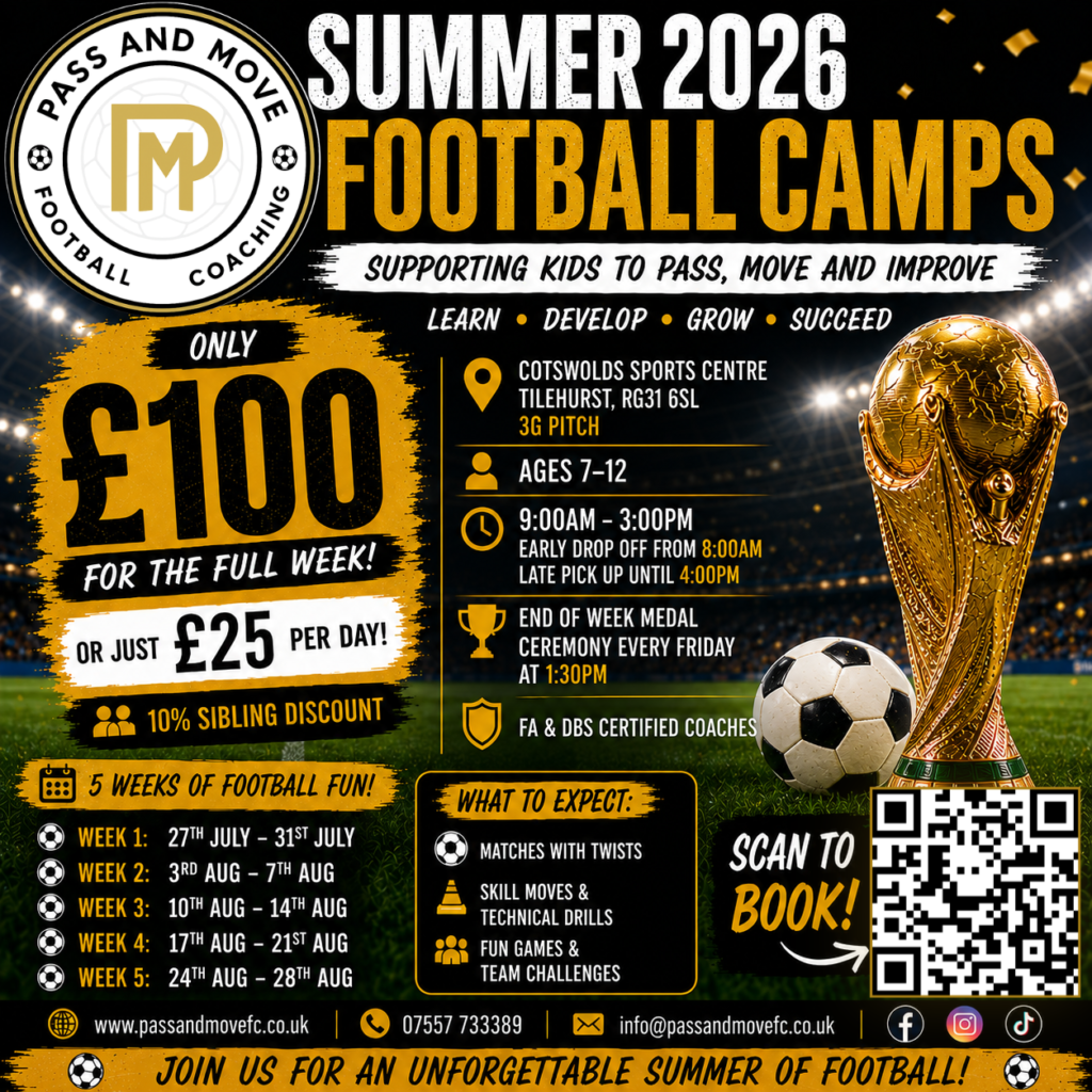 social media flyer summer camp 2026 pass and move