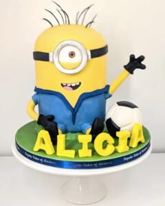 minion football cake