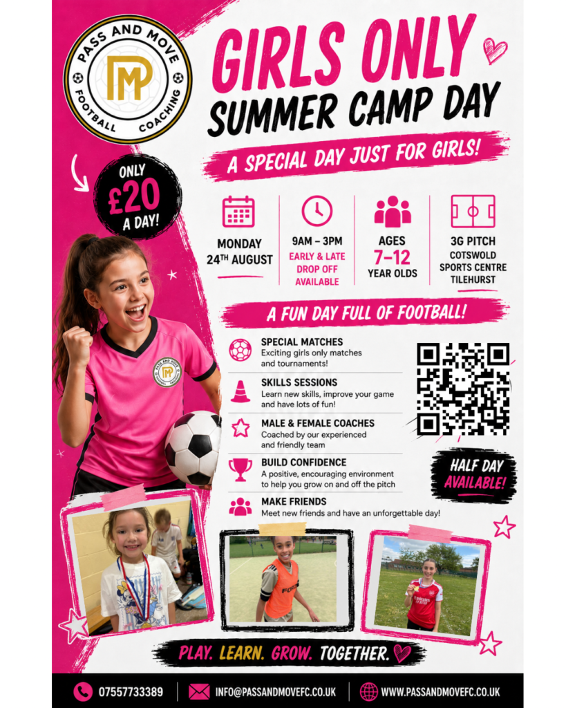 pass and move girls session only