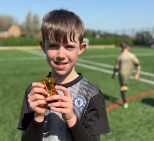 Jack Pass and Move mini trophy